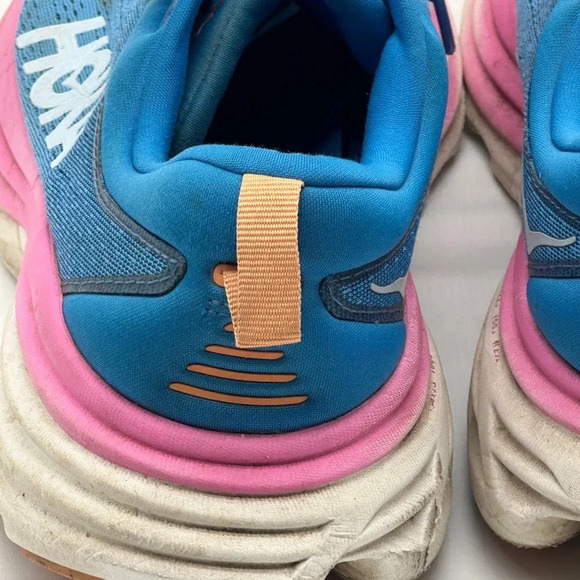 Hoka One One W Bondi 8 Women’s Size 8B 1127954 CSAA coastal Sky Running Shoes - Picture 7 of 12